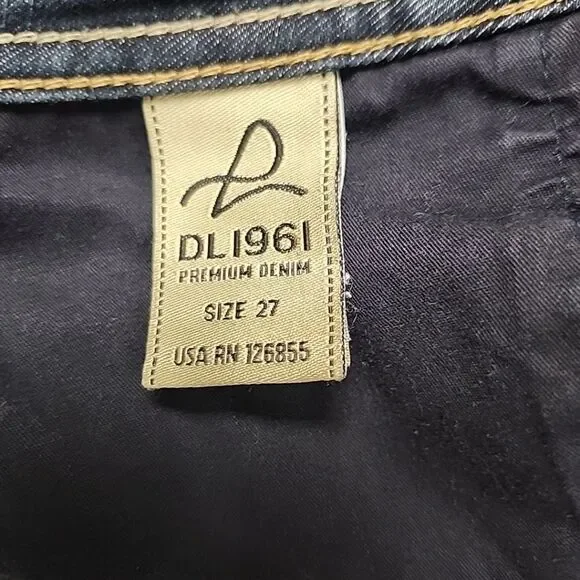 DL1961 Premium Denim Milano Bootcut Jeans Dark Wash Women's Sz 27 - Picture 10 of 13
